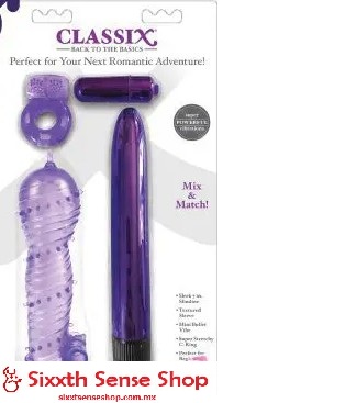 CLASSIX – ULTIMATE PLEASURE COUPLES KIT – PURPLE