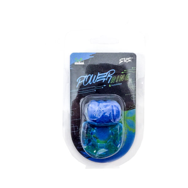 BLUE FORCE RING – ANILLO DESECHABLE ESTIMULADOR ELÉCTRICO – AZUL