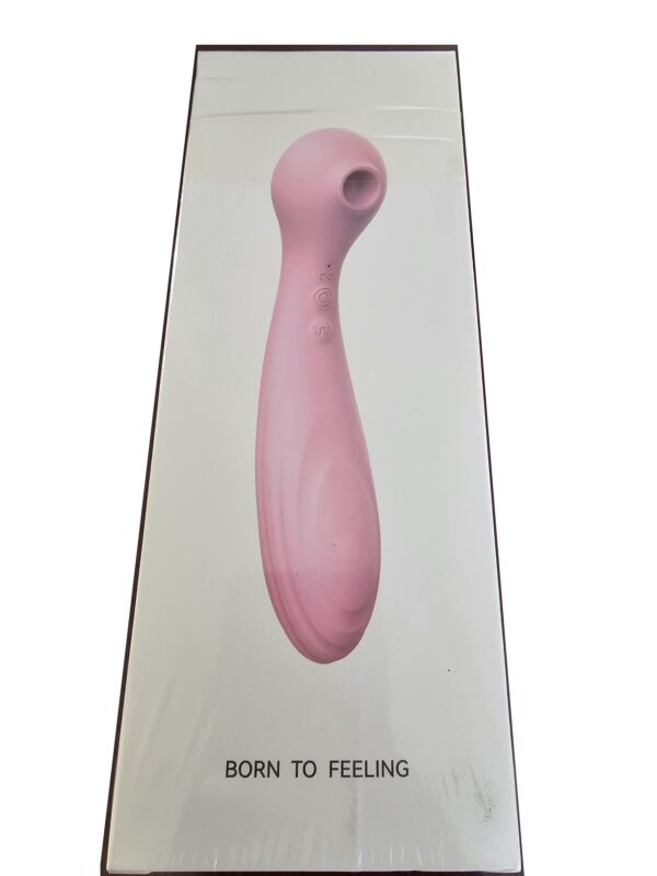 SUCCIONADOR ROSA CON VIBRACIÓN ERGONÓMICO