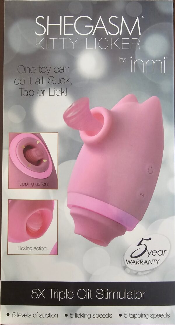 INMI – SHEGASM KITTY LICKER – 5X TRIPLE CLIT STIMULATOR