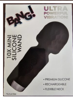 MINI SILICONE WAND – BLACK
