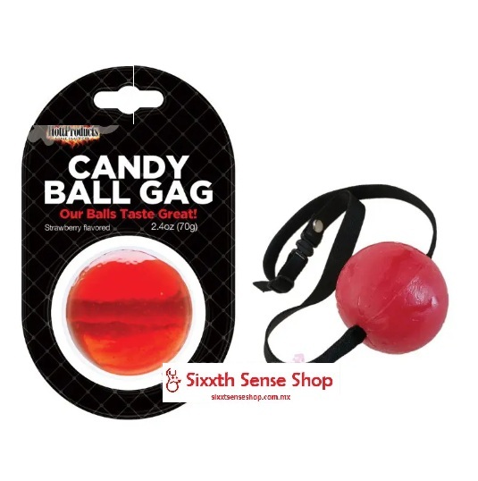 CANDY BALL GAG – STRAWBERRY