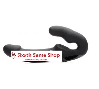 Urge Silicone Strapless Strap On With Remote – Black